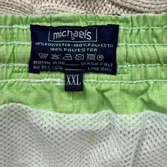 Michael’s Cyclist Liner Swim Trunks XXL Navy Flamingo - Picture 2 of 4